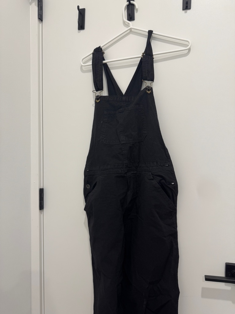 Black Women's Overalls Dungrees - Casual Utility Style